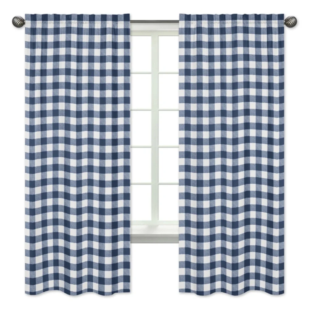 Carousel Woven Buffalo Check 5pc Crib Bedding Set